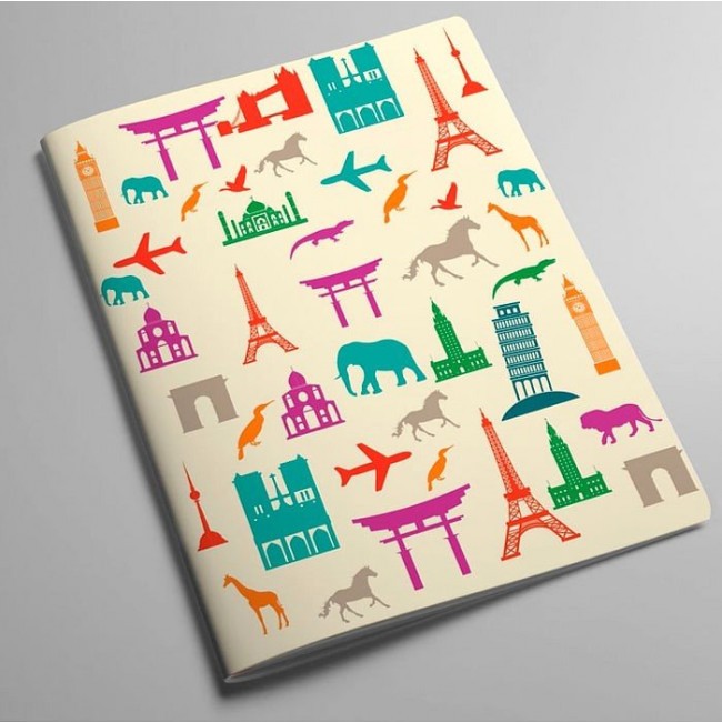 Обложка для паспорта Kawaii Factory Обложка для паспорта Travel белая - фото №1