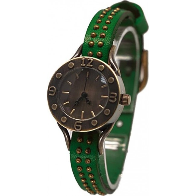 часы Kawaii Factory Часы "Dots" Зеленые - фото №1