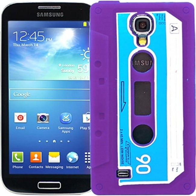 Чехол для Samsung Kawaii Factory Чехол для Samsung Galaxy S4 "Кассета" Фиолетовый - фото №1