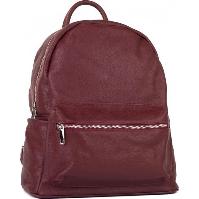 Модный женский рюкзак Ula Leather Country R9-006 Темно-красный - фото №2