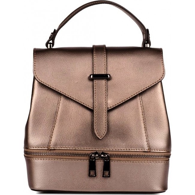 Модный женский рюкзак Ula Leather Country R9-010 Бронза - фото №1