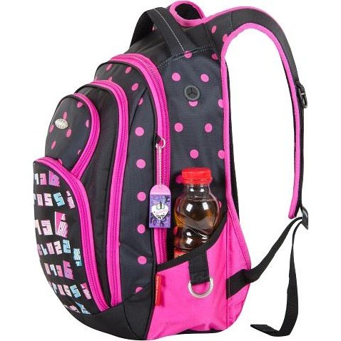 Рюкзак Across G15 Алфавит Розовый - фото №2