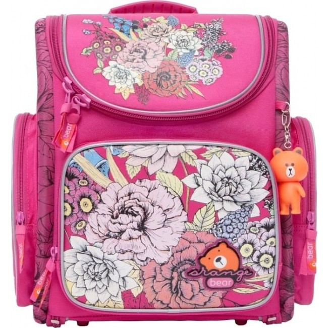 Рюкзак Orange Bear S-10 Розовый (цветы) - фото №1
