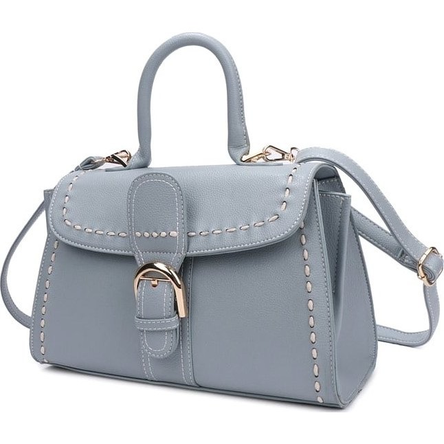 Женская сумка OrsOro DS-823 Серый, Голубой - фото №2
