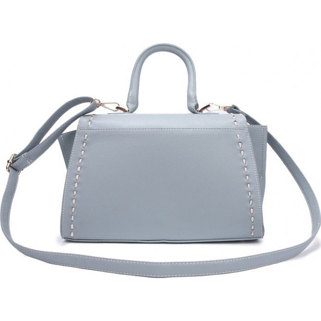 Женская сумка OrsOro DS-823 Серый, Голубой - фото №3
