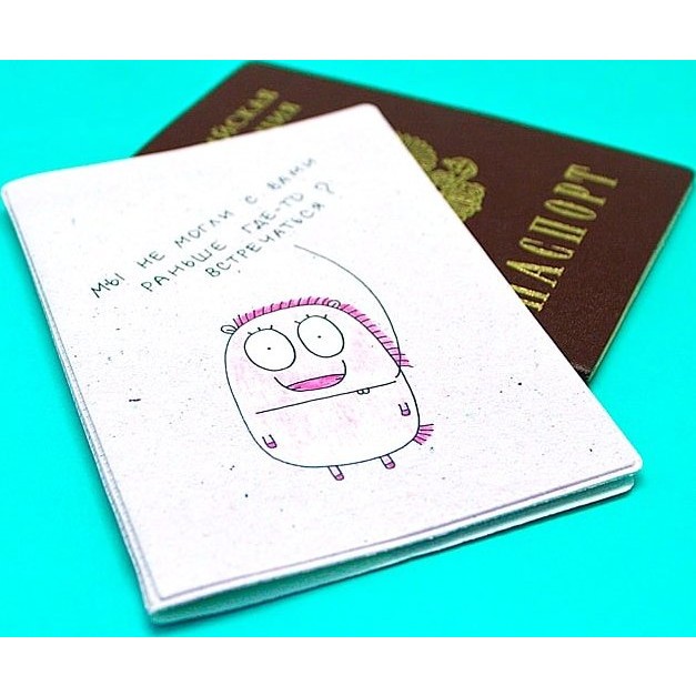 Обложка для паспорта Kawaii Factory Обложка для паспорта Мы с Вами - Лошадка - фото №3