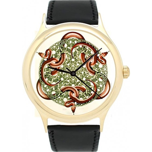 часы Kawaii Factory Часы "Pattern of Snakes" Белые - фото №1