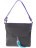 Женская сумка OrsOro D-104 Чёрный - фиолетовый - фото №1