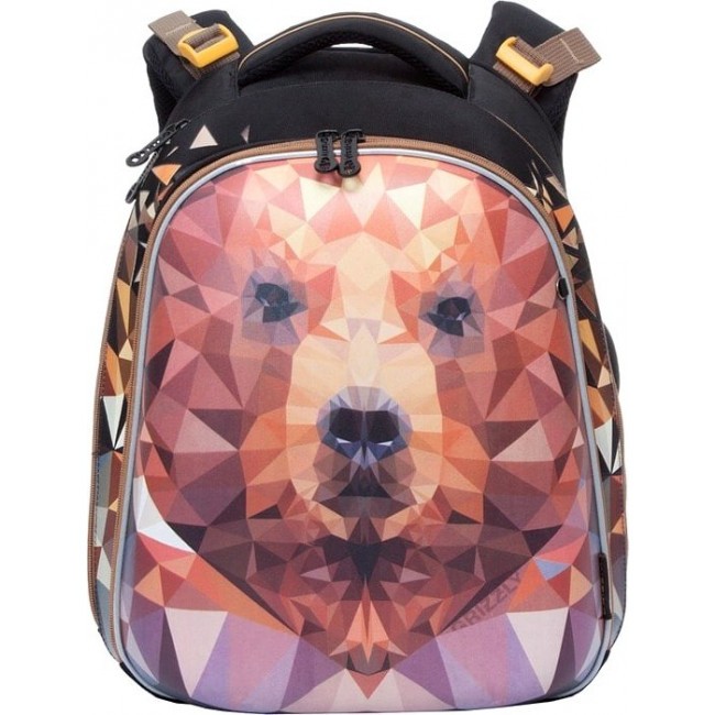 Формованный рюкзак для школы Grizzly RA-779-7 Медведь - фото №1