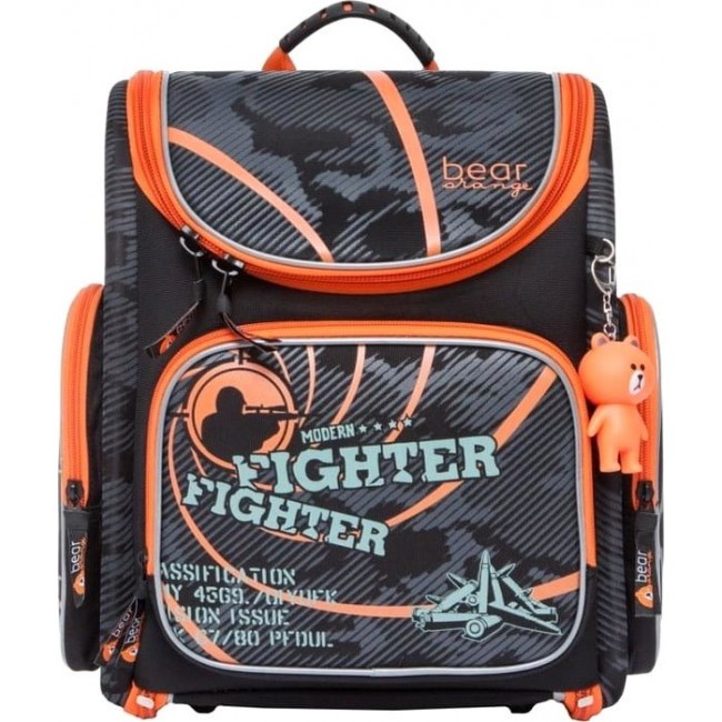 Школьный рюкзак для 1 класса Orange Bear S-21 Черный - фото №1