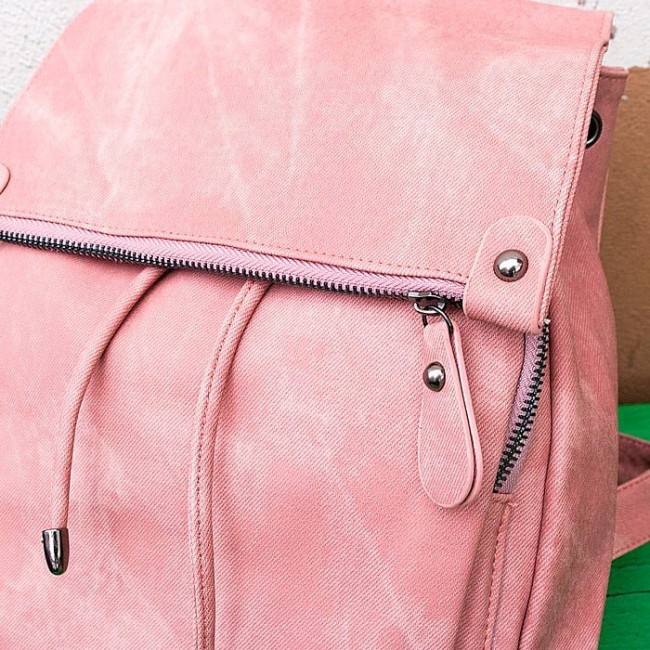 Рюкзак Kawaii Factory Рюкзак на кнопке Розовый - фото №2