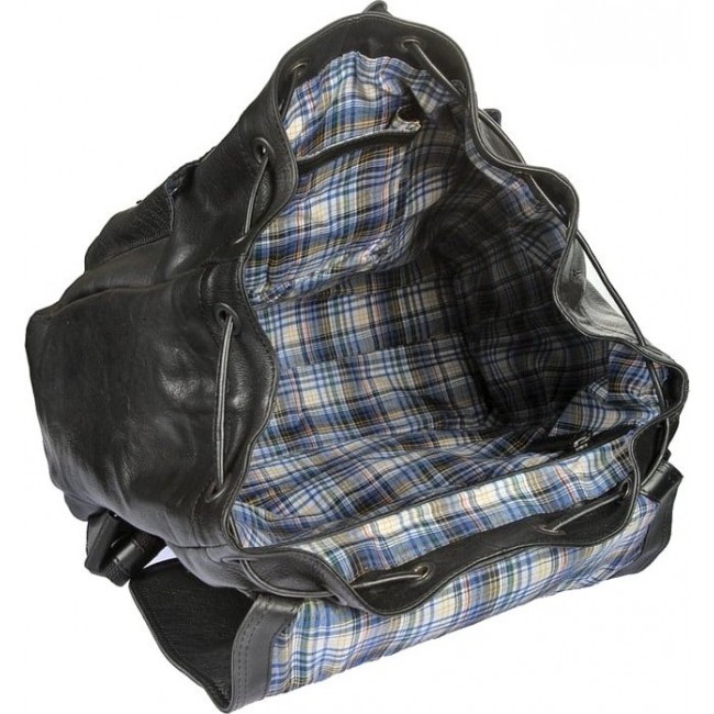 Рюкзак кожаный мужской Gianni Conti 1132334 Черный - фото №3