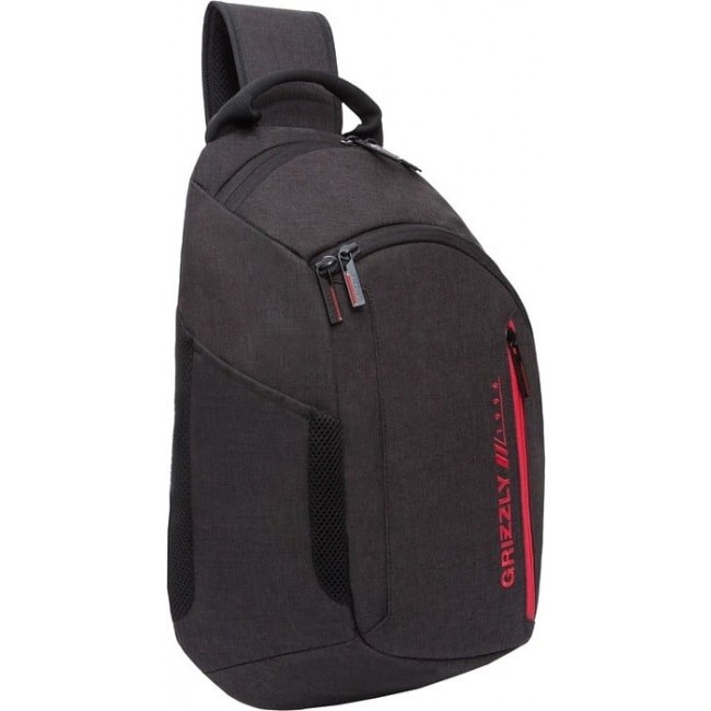 Рюкзак Grizzly RU-805-3 Черный - Красный - фото №2
