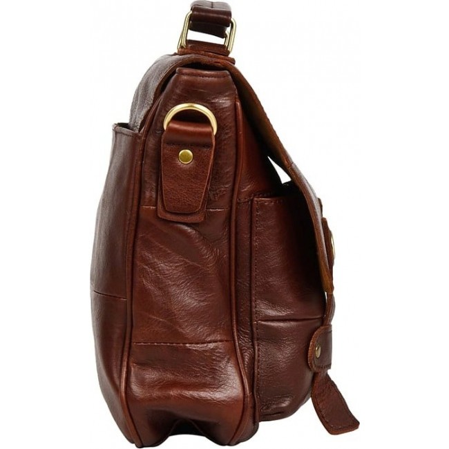 Мужская сумка Pola 5221 Темно-коричневый - фото №4