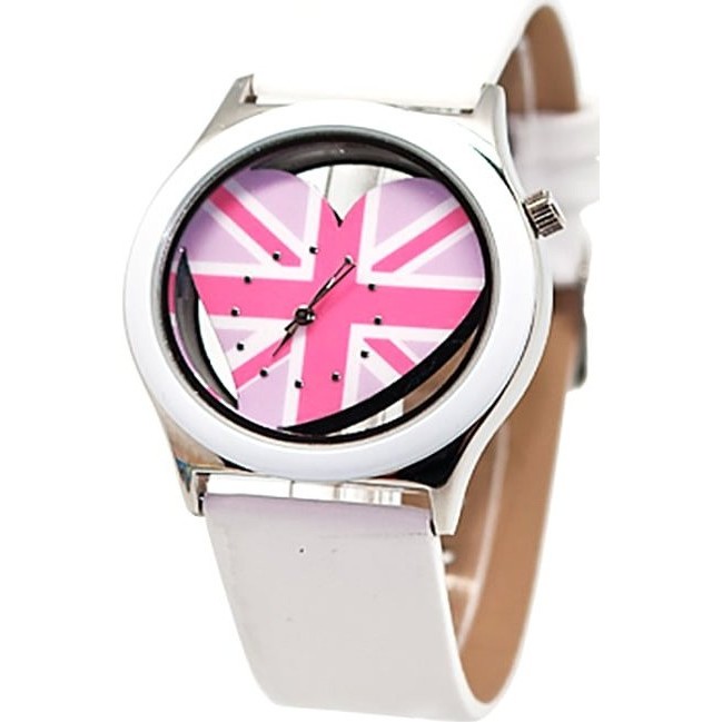 часы Kawaii Factory Часы "UK Love" Белые - фото №1