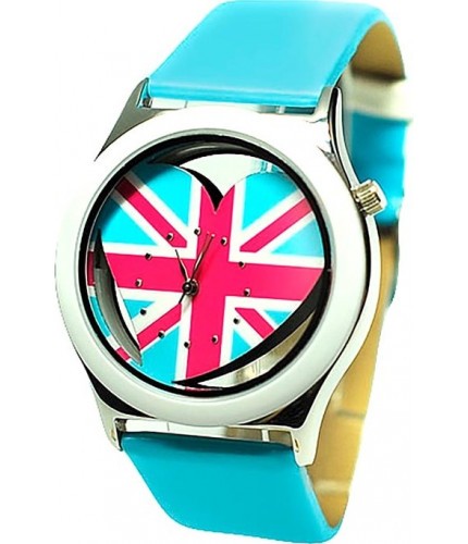 часы Kawaii Factory Часы "UK Love" Голубые- фото №1