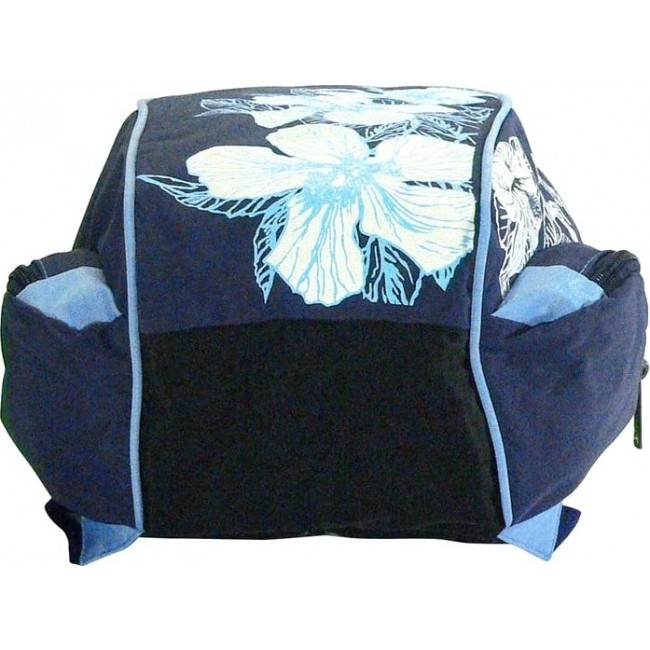 Рюкзак Polar п56 Синий с цветочками - фото №4