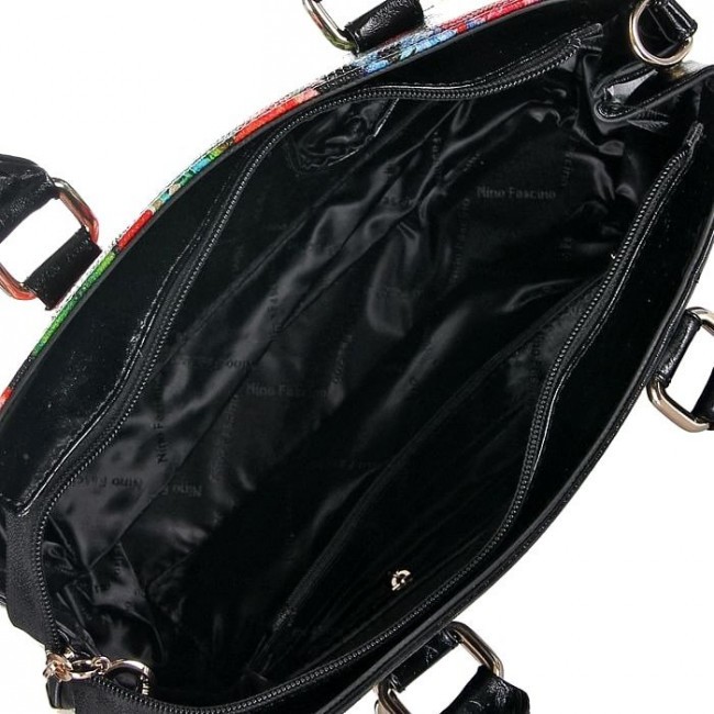 Женская сумка Nino Fascino 9007 8588-U black-black Черный - фото №4