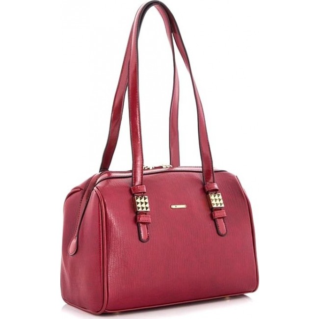 Женская сумка Nino Fascino 9165 K-K d.red NF Малиновый - фото №3