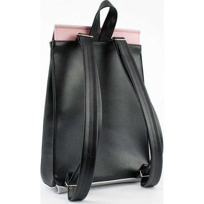 Рюкзак Kawaii Factory Minimal Backpack Черно-розовый - фото №2