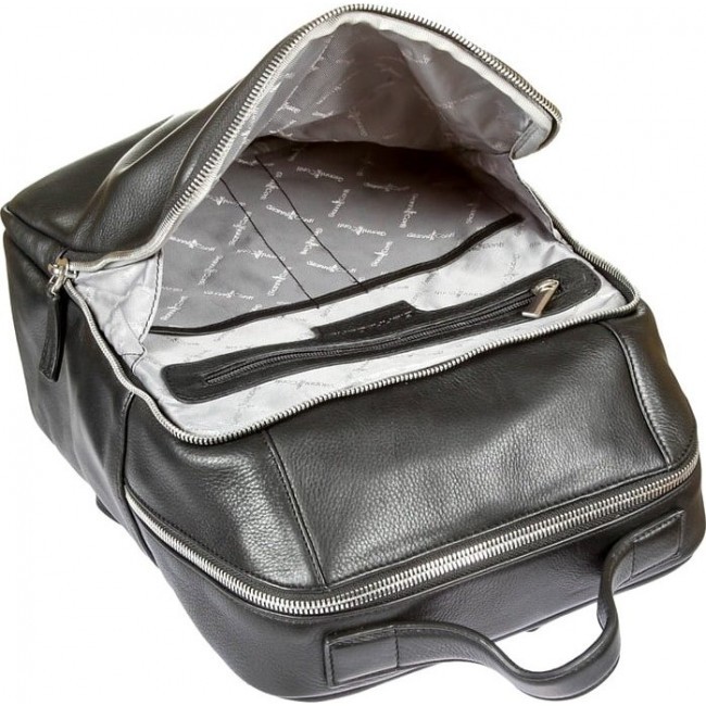 Кожаный рюкзак Gianni Conti 1602195 Черный - фото №3