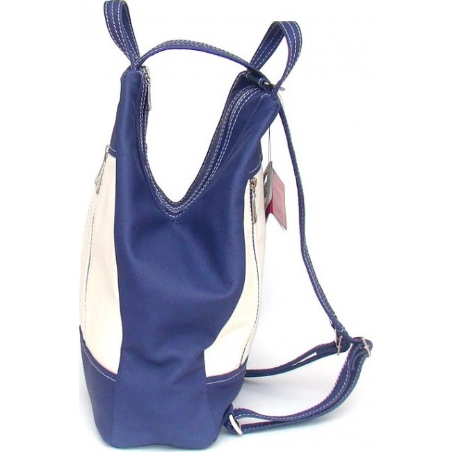 Рюкзак Sofitone RM 007 A1-D2 Белый-синий - фото №3