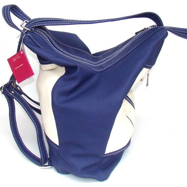 Рюкзак Sofitone RM 007 A1-D2 Белый-синий - фото №5