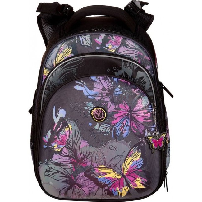 Рюкзак школьный с бабочками Hummingbird Teens Цветные брызги - фото №2