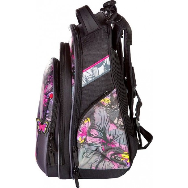Рюкзак школьный с бабочками Hummingbird Teens Цветные брызги - фото №3
