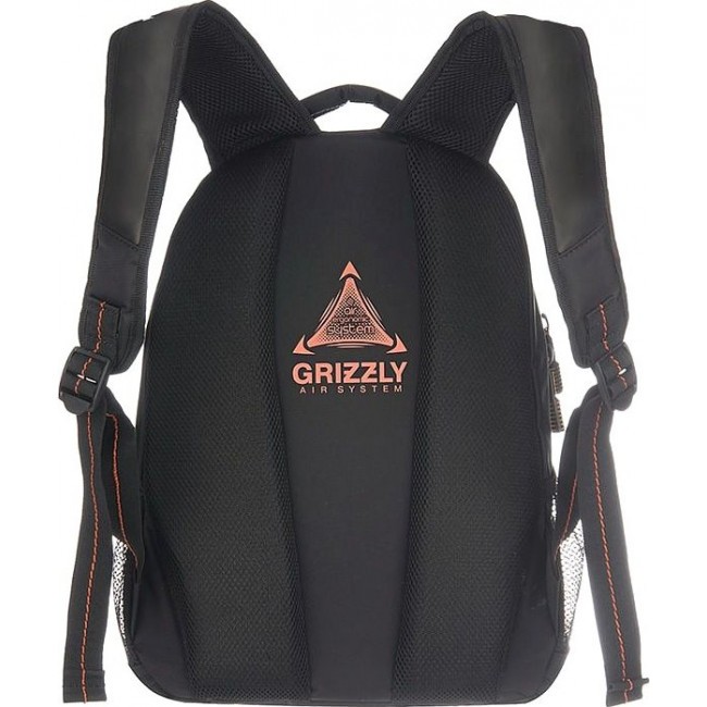 Рюкзак Grizzly RU-512-11 черный - оранжевый - фото №3