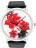 часы Kawaii Factory Часы "Лилия красная" Белые - фото №1