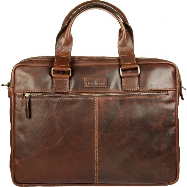 Мужская сумка Gianni Conti 1221265 Темно-коричневый - фото №2
