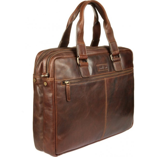 Мужская сумка Gianni Conti 1221265 Темно-коричневый - фото №1