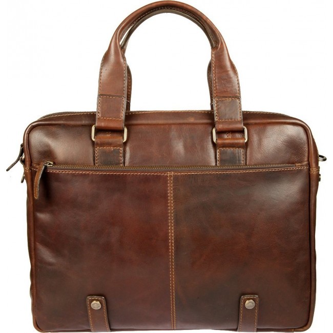 Мужская сумка Gianni Conti 1221265 Темно-коричневый - фото №3