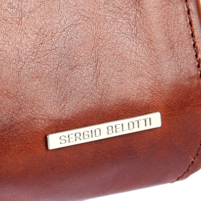 Мужская сумка-планшет Sergio Belotti 9620-23 Коричневый - фото №4