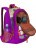Рюкзак Grizzly RD-832-1 Коты (фиолетовый) - фото №4
