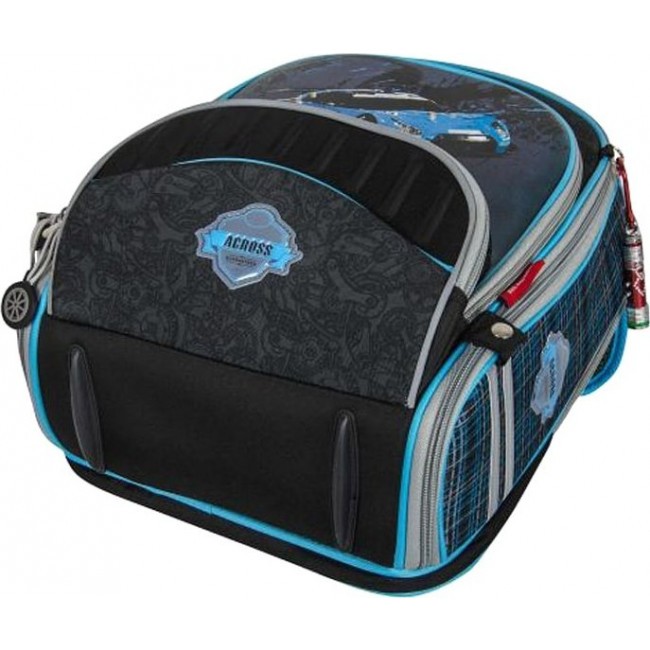 Рюкзак Across ACR18-178 Скоростная машинка (черно-голубой) - фото №6
