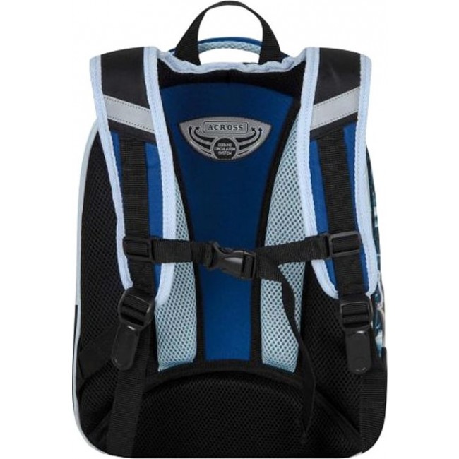 Рюкзак Across ACR18-178 Мото (черно-синий) - фото №6