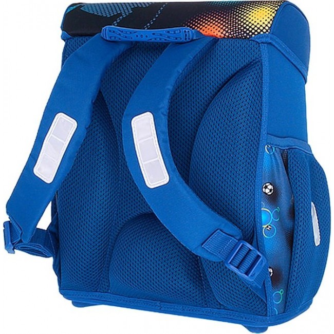 Рюкзак школьный с наполнением Herlitz Loop plus Футбол синий - фото №4