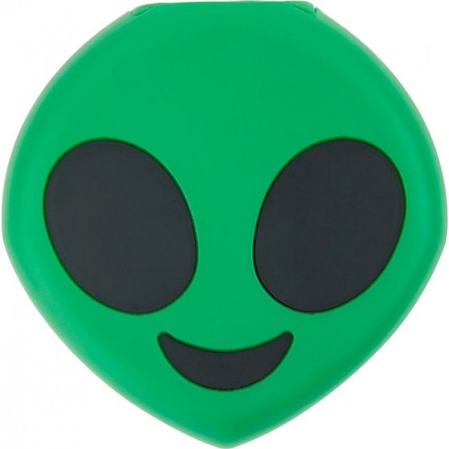 Зарядка Kawaii Factory Зарядное устройство-аккумулятор "Инопланетянин" Зеленый - фото №1