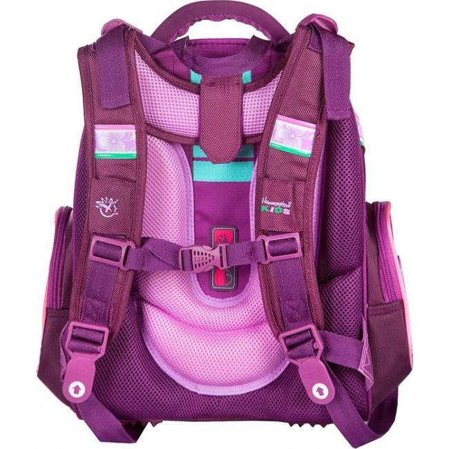 Фиолетовый формованный ранец Hummingbird Kids Цветущий Пони - фото №3