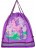 Фиолетовый формованный ранец Hummingbird Kids Цветущий Пони - фото №4