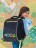 Рюкзак школьный с мешком Grizzly RB-258-21 черный-салатовый - фото №19