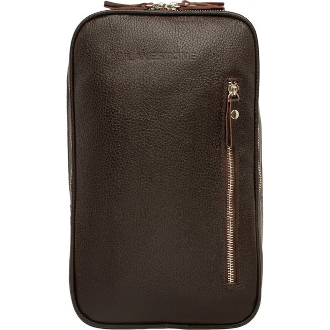 Однолямочный рюкзак Lakestone Scott Коричневый Brown - фото №1