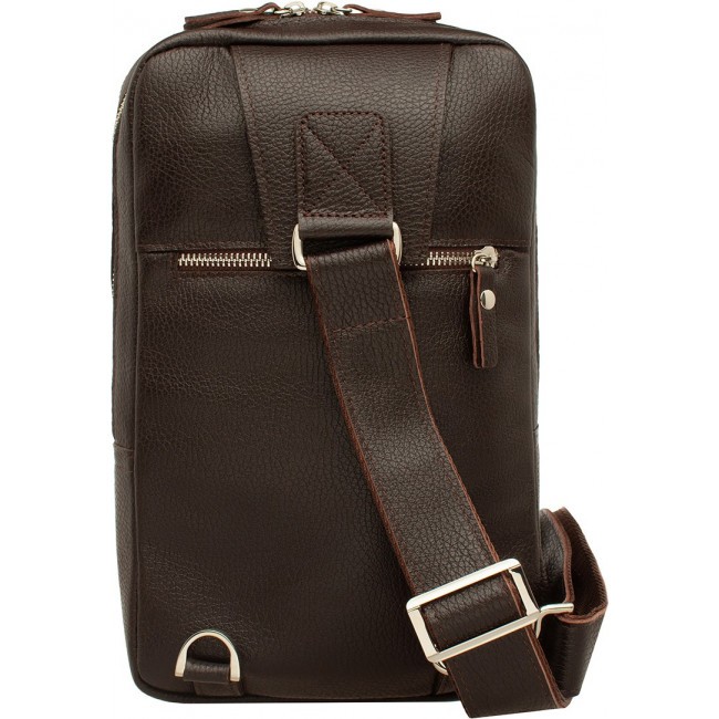 Однолямочный рюкзак Lakestone Scott Коричневый Brown - фото №3