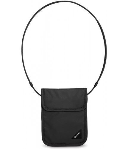 Потайной кошелек на шею Pacsafe Coversafe X75 Черный- фото №1