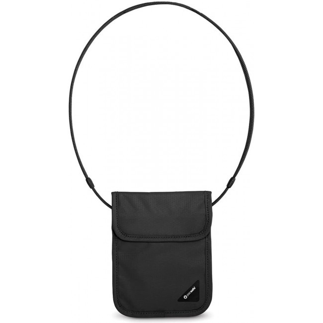 Потайной кошелек на шею Pacsafe Coversafe X75 Черный - фото №1