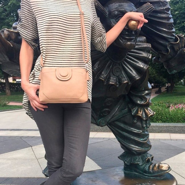 Женская сумка Trendy Bags CAMELIA Бежевый - фото №6