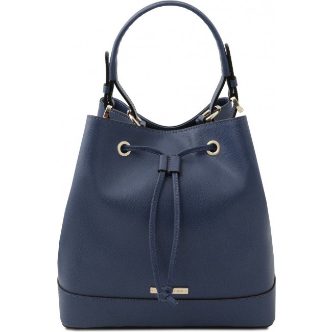 Кожаная сумка Tuscany Leather Minerva TL142145 Темно-синий - фото №1