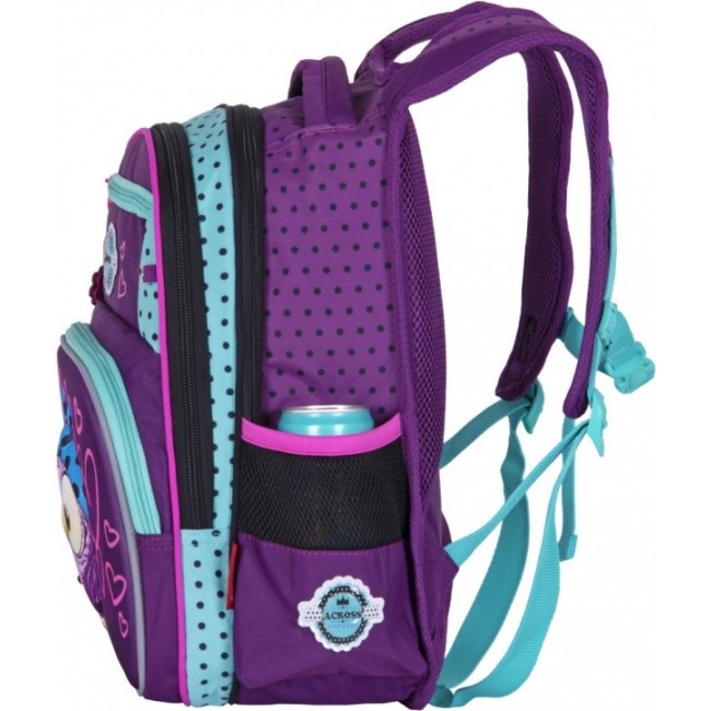 Рюкзак Across 20-CH640-4 Сова Фиолетовый - фото №2